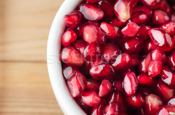 Pomegranate Seeds Close Up Stock photo © frannyanne