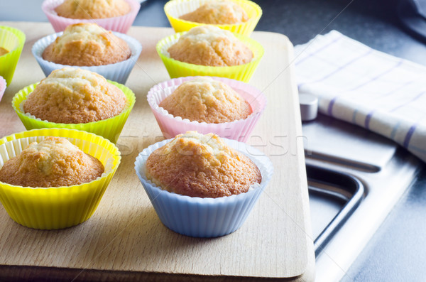 Freshly Baked Cupcakes Stock photo © frannyanne
