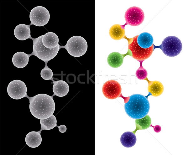 abstract molecule or microbe Stock photo © freesoulproduction