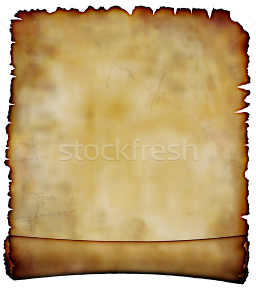 old brown scroll Stock photo © freesoulproduction