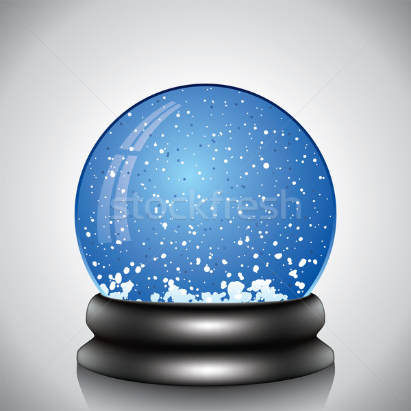 vector snow globe  Stock photo © freesoulproduction