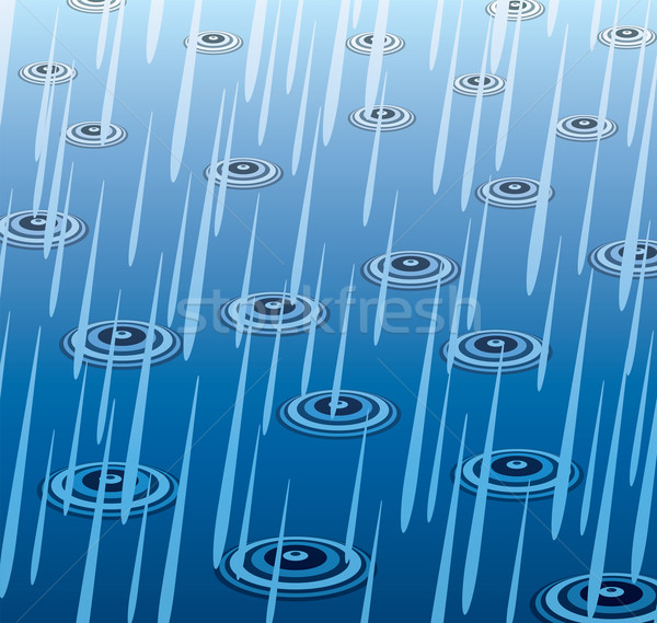 vector  heavy rain  Stock photo © freesoulproduction