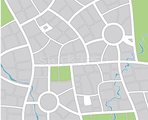 вектора город карта аннотация знак синий Сток-фото © freesoulproduction