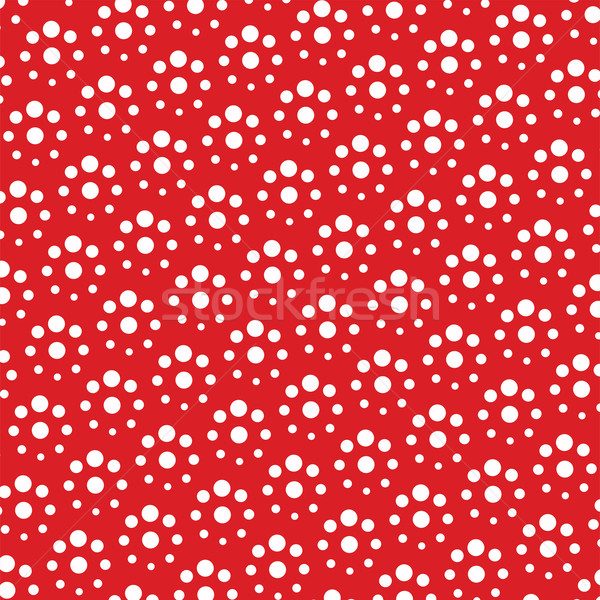 Vecteur rouge blanche à pois modèle papier [[stock_photo]] © freesoulproduction