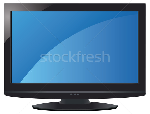 Lcd scherm vector Blauw display computer Stockfoto © freesoulproduction