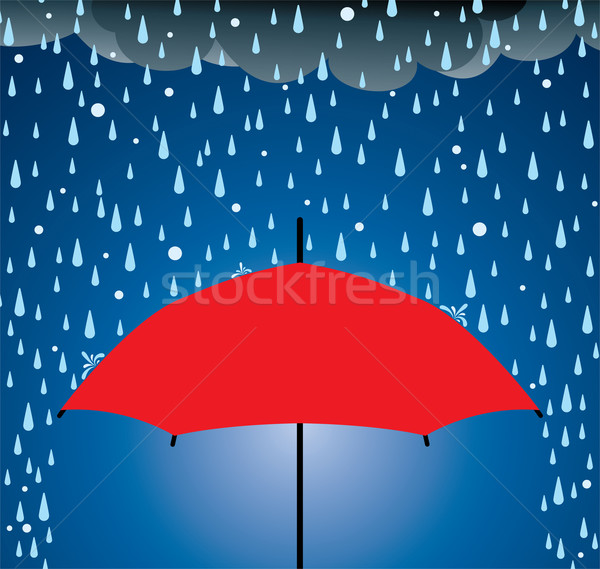 umbrella protection from rain and hail Stock photo © freesoulproduction