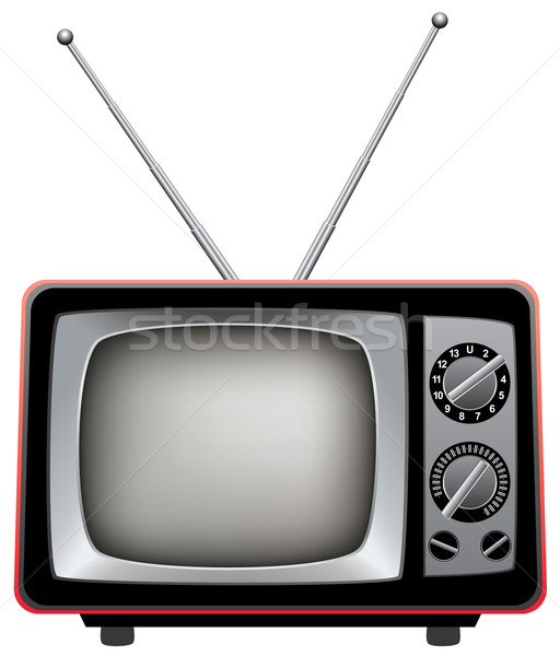 retro tv set Stock photo © freesoulproduction