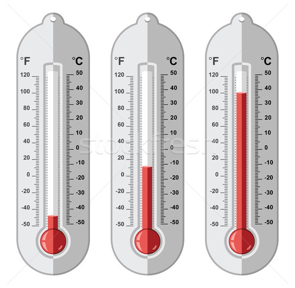 vector set of thermometers Stock photo © freesoulproduction
