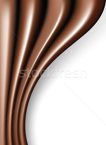 vector chocolate folds  Stock photo © freesoulproduction
