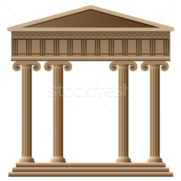 vector ancient greek architecture  Stock photo © freesoulproduction