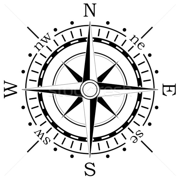 vector black compass Stock photo © freesoulproduction