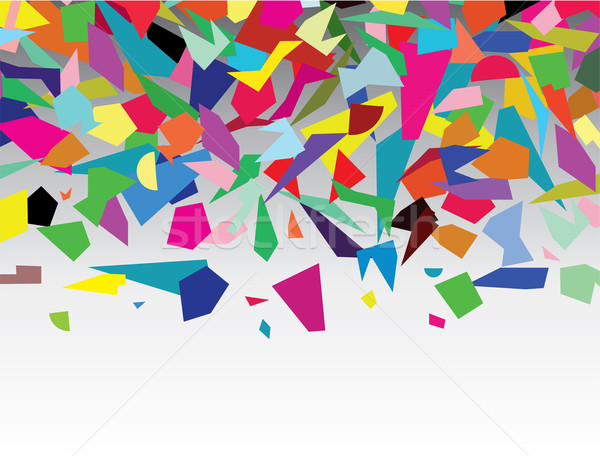 vector background of colorful splinters Stock photo © freesoulproduction