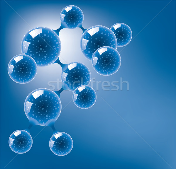 abstract molecule or microbe  Stock photo © freesoulproduction