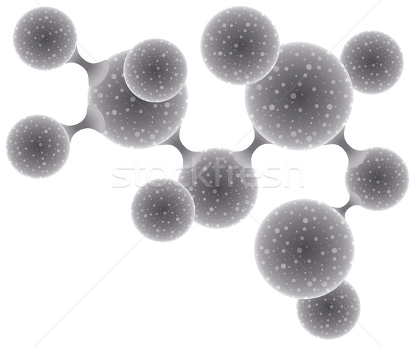 vector abstract molecule  Stock photo © freesoulproduction