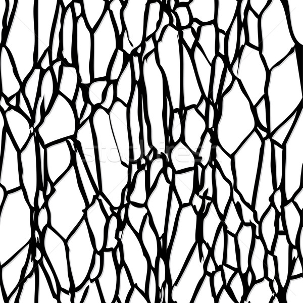 Stock fotó: Vektor · absztrakt · feketefehér · bonyolult · mozaik · minta