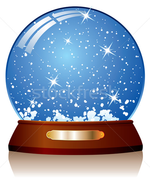 vector snow globe Stock photo © freesoulproduction