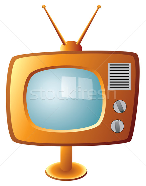 レトロな テレビ ベクトル テレビ デザイン 技術 ストックフォト © freesoulproduction