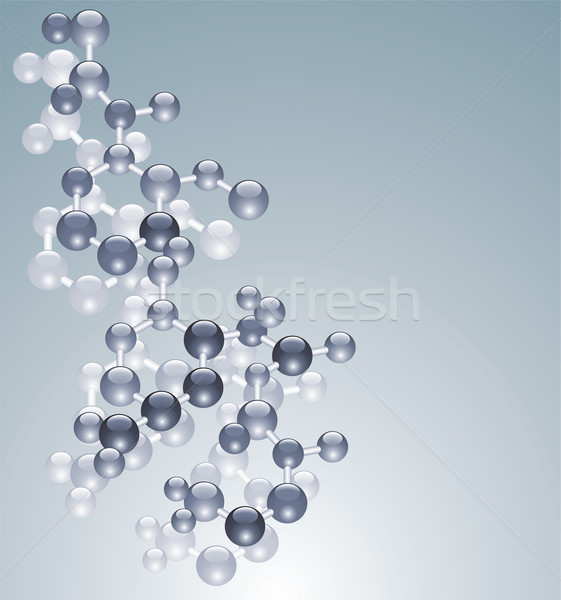 vector abstract molecule background Stock photo © freesoulproduction