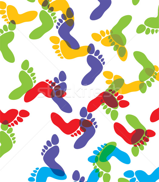 colorful feet background Stock photo © freesoulproduction