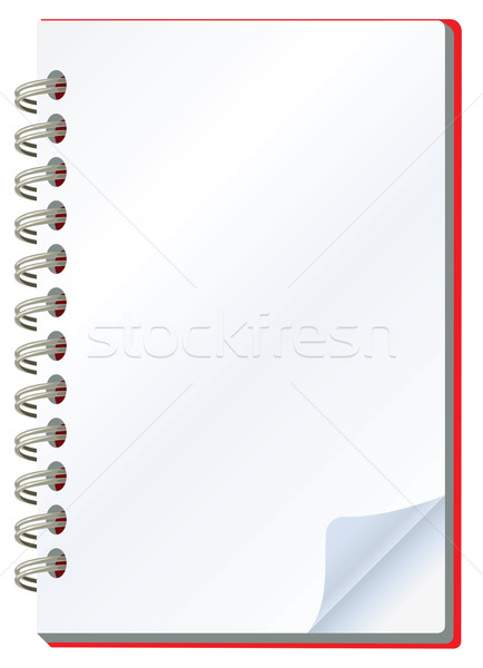 Wektora notatnika działalności biuro papieru książki Zdjęcia stock © freesoulproduction