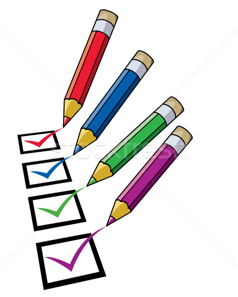Wektora ołówki działalności pióro farbują Zdjęcia stock © freesoulproduction