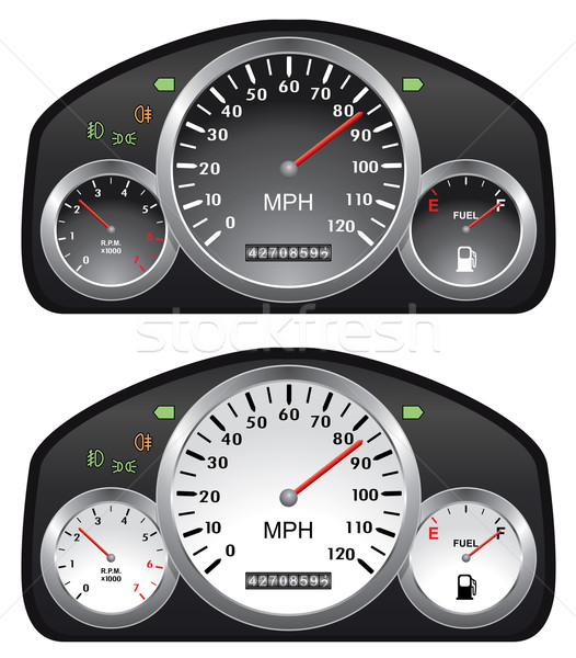 vector car dashboards  Stock photo © freesoulproduction