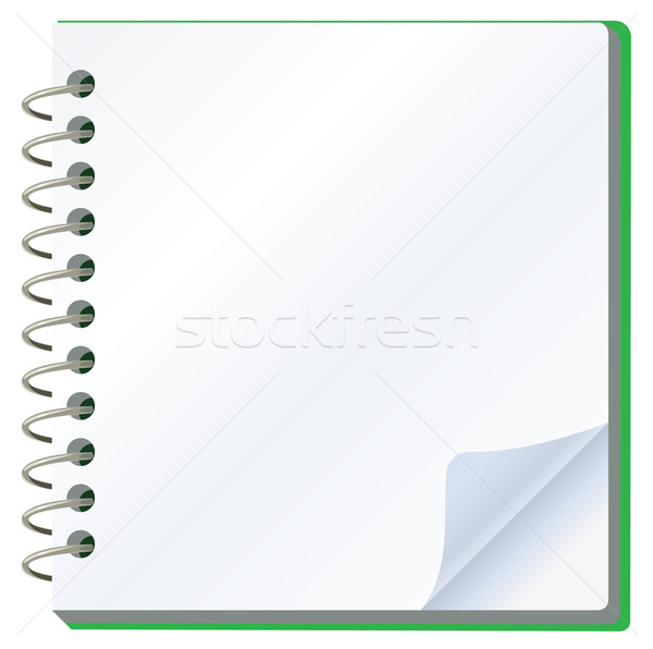 Notatnika działalności biuro papieru książki liści Zdjęcia stock © freesoulproduction