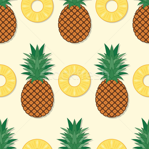 Vektör ananas model bütün Stok fotoğraf © freesoulproduction