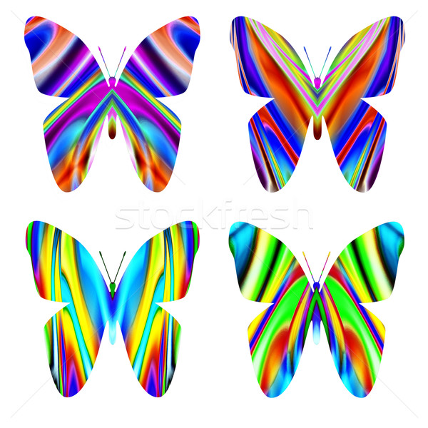 colorful butterflies Stock photo © freesoulproduction