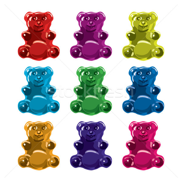 vector gummy bear candies  Stock photo © freesoulproduction