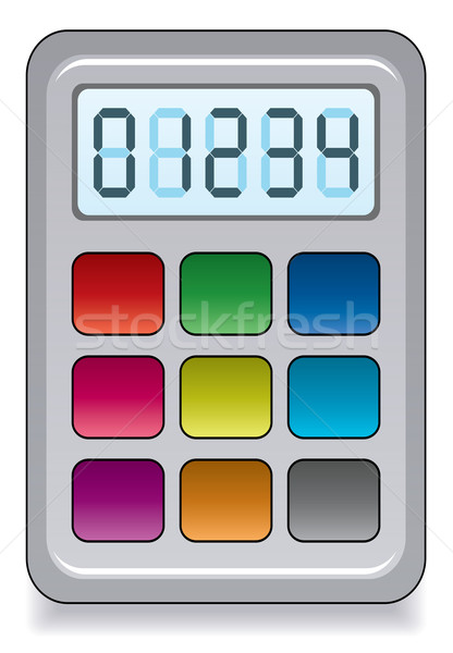 vector colorful calculator Stock photo © freesoulproduction