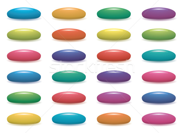 Vecteur assortiment coloré fruits jelly beans lumière [[stock_photo]] © freesoulproduction