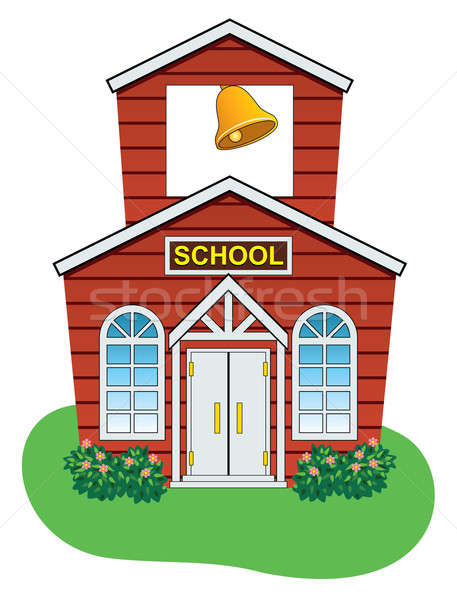 vector country school house Stock photo © freesoulproduction