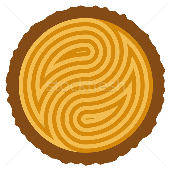 vector wooden log cut Stock photo © freesoulproduction