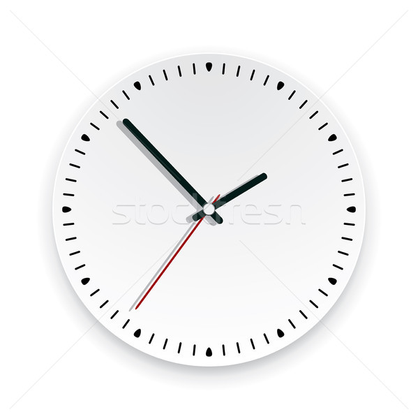 vector  wall clock face Stock photo © freesoulproduction