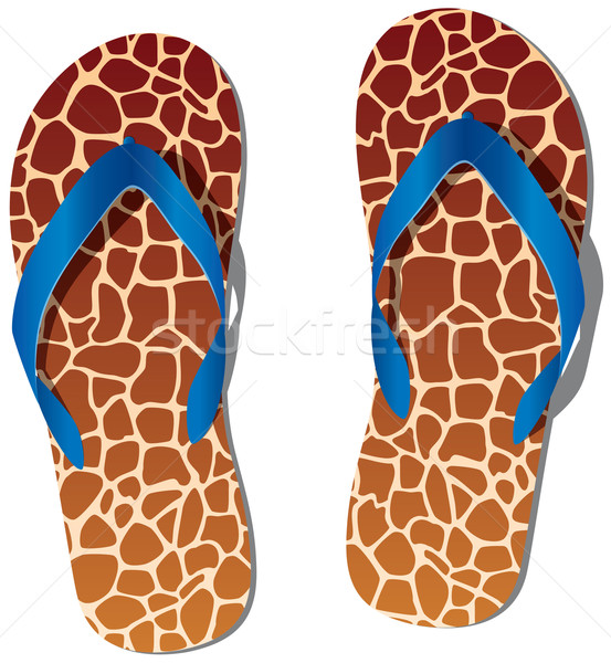 pair of flip flops Stock photo © freesoulproduction