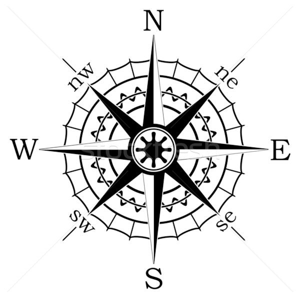 black compass Stock photo © freesoulproduction