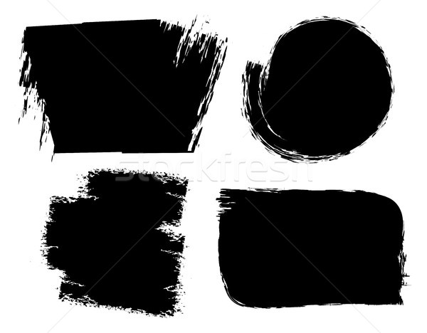 vector brush strokes grunge backgrounds Stock photo © freesoulproduction