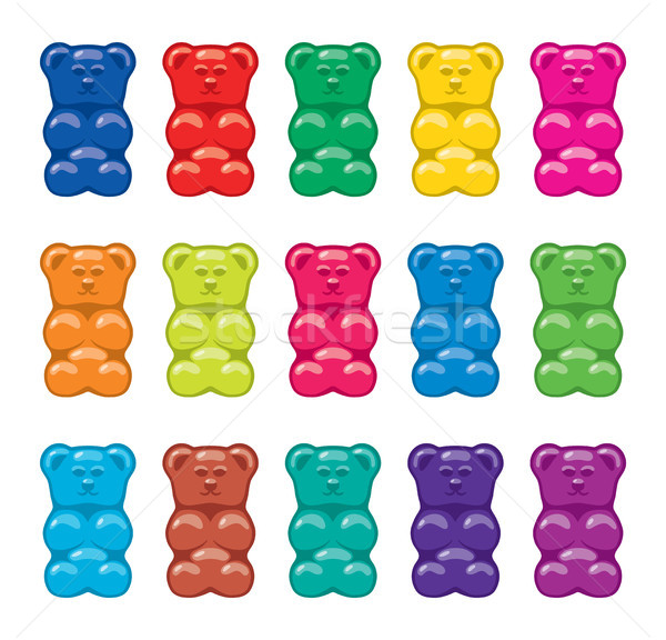 vector gummy bear candies Stock photo © freesoulproduction