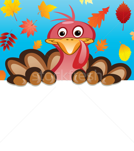 vector thanksgiving day design of turkey Stock photo © freesoulproduction