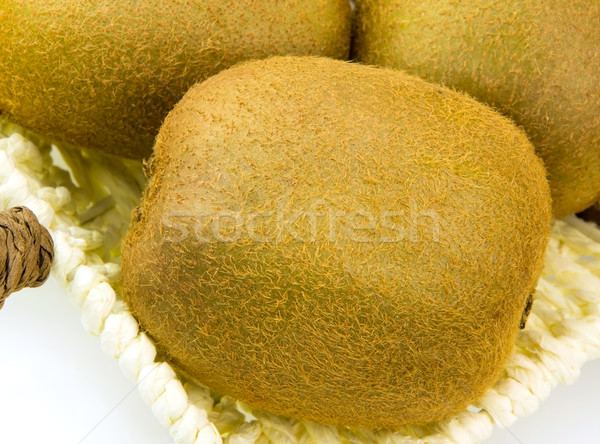 Kiwi vruchten mand voedsel dessert Stockfoto © Freila