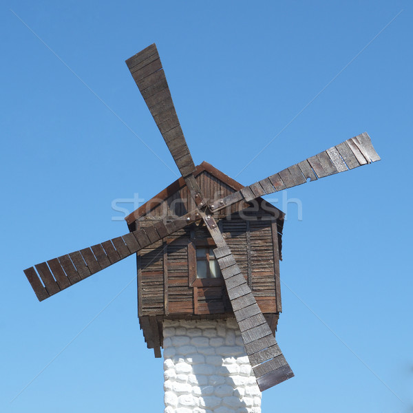 wooden windmill Stock photo © frescomovie