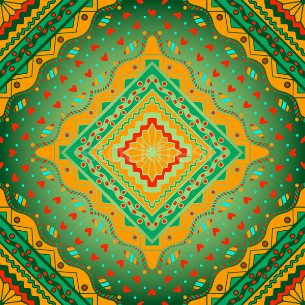Oriental colorful ornament Stock photo © frescomovie