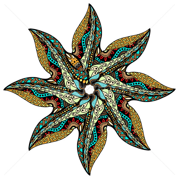 Mandala round ornament Stock photo © frescomovie