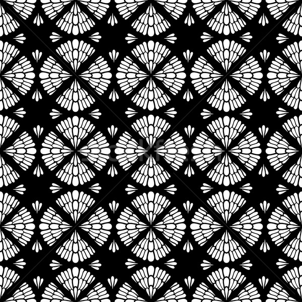 Stock photo: Abstract Black and White Pattern.