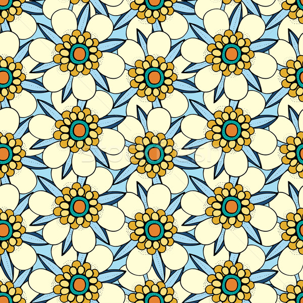Vector Seamless Floral Pattern Stock photo © frescomovie