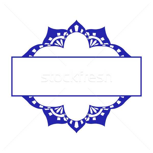 Vector frame vintage grens retro ornament Stockfoto © frescomovie