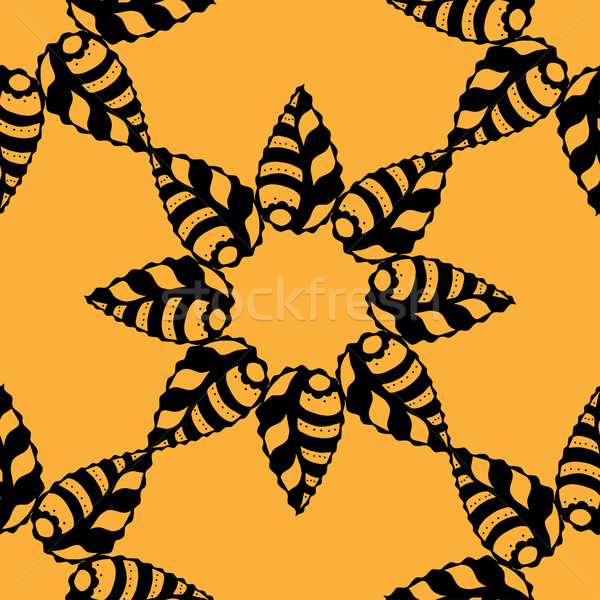 seamless yellow pattern. Stock photo © frescomovie