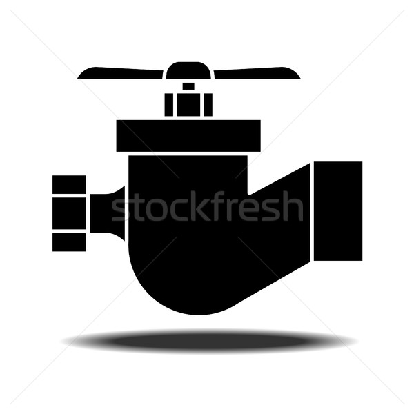 Sanitaryware tap icon. Stock photo © frescomovie