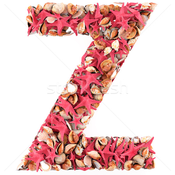 letter of starfish Stock photo © frescomovie
